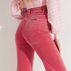 NWT Rollas Eastcoast Flare Cords - Rose Pink